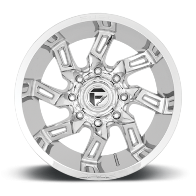Aluminum Wheels 20X10 Lockdown D746 5 On 127 Chrome 71.5 Bore -18 Offset Fuel Off Road Wheels