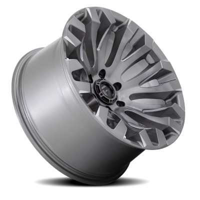 Aluminum Wheels 20X10 Quake D830 5 On 127 Platinum Gray 71.5 Bore -18 Offset Fuel Off Road Wheels