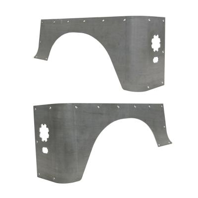 2 Inch Stretch Corner Armor for Jeep YJ 5 Inch Round LED Tail Light Steel Motobilt