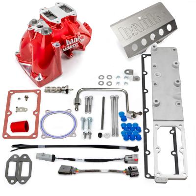 Monster-Ram Intake System for 19-24 Ram 2500/3500 6.7L Cummins Red Powdercoat Banks Power