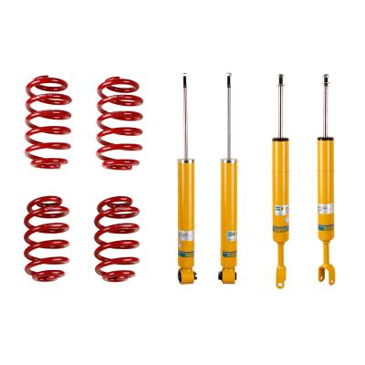 Suspension Kit Audi A4 2003-2002 Monotube Front Lowered Height 45-50mm, up to 1090kg Axle Load Rear Lowered Height 35-40mm, up to 1035kg Axle Load To Chassis # 8E-2-400 000 B12 (Sportline) Bilstein