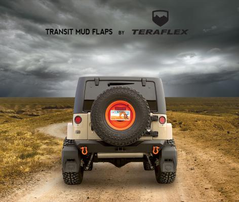 07-18 Wrangler JK Transit Mud Flap Kit TeraFlex