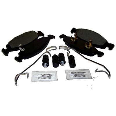 Front Brake Pad Master Kit for 99-02 Grand Cherokee w/ Teves (Black) Calipers Crown Automotive