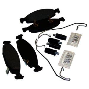 Front Brake Pad Master Kit for 99-02 Grand Cherokee w/ Teves (Black) Calipers Crown Automotive