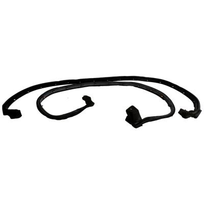Door Weatherstrip Kit for 1997-2006 Jeep TJ Wrangler w/ Half Steel Doors Crown Automotive