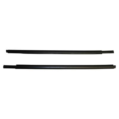 Front Outer Door Glass Weatherstrip Set for 2007-2017 Jeep MK Compass Crown Automotive