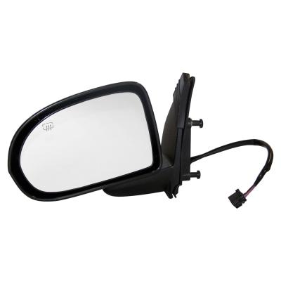 Left Power, Heated, Manual Folding Mirror for 07-15 Jeep MK Compass, Black Crown Automotive