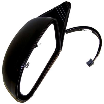 Left Power, Heated, Manual Folding Mirror for 07-15 Jeep MK Compass, Black Crown Automotive