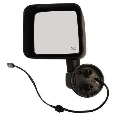 Left Power Heated Convex Door Mirror for Jeep JK Wrangler 11-13 (Export Only) Crown Automotive