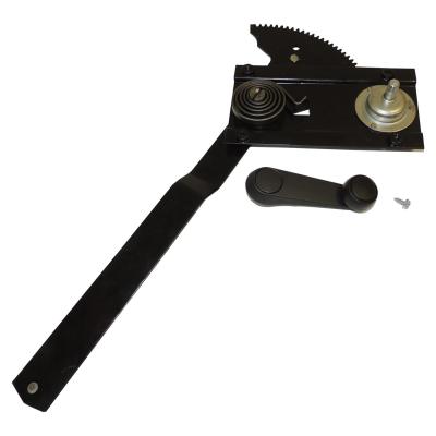 Left Window Regulator Kit for 76-86 CJ-7, CJ-8, YJ Wrangler w/ Full Steel Doors Crown Automotive