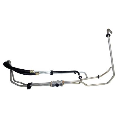 Transmission Cooler Supply &amp; Return Hose Set for Select 12-18 Jeep JK Wrangler Crown Automotive