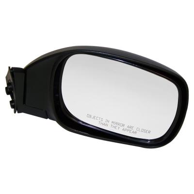 Right Manual Folding Mirror for 1997-2001 Jeep XJ Cherokee, Black Crown Automotive