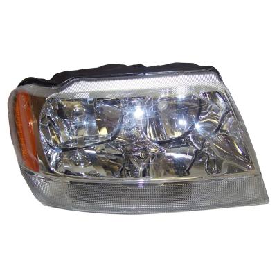 Right Headlight for Select 2001-2004 WG (Europe) Grand Cherokee w/ LHD Crown Automotive