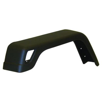 Left Front Fender Flare for Jeep 1997-2006 TJ Wrangler, Textured Black, 6-5/8 Inch Crown Automotive