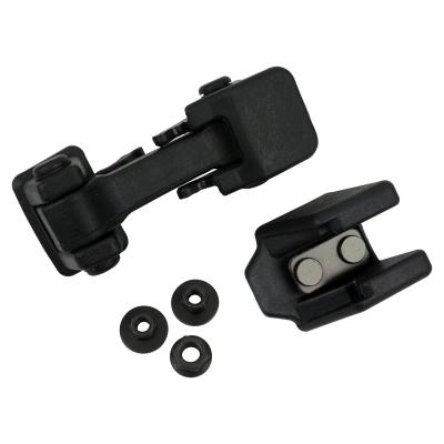Hood Catch Kit for Jeep 07-18 JK Wrangler, Incl. 1 Hood Catch and 1 Bracket Crown Automotive