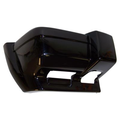 Front Right Bumper End Cap for 1997-2001 Jeep XJ Cherokee, Gloss Black Finish Crown Automotive