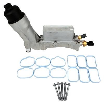 Aluminum Engine Oil Filter &amp; Cooler Ass'y for Misc. 14+ Jeep Models w/ V6 Engine Crown Automotive