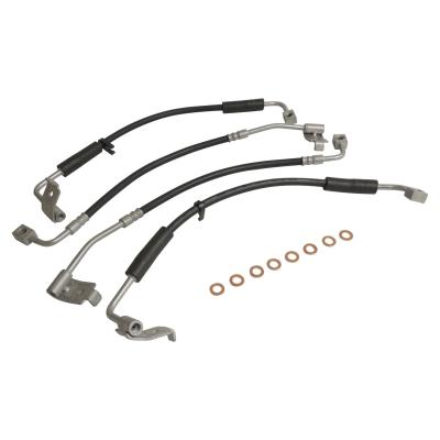Brake Hose Kit for 07-10 Jeep Wrangler, Left &amp; Right, Front &amp; Rear Brake Hoses Crown Automotive