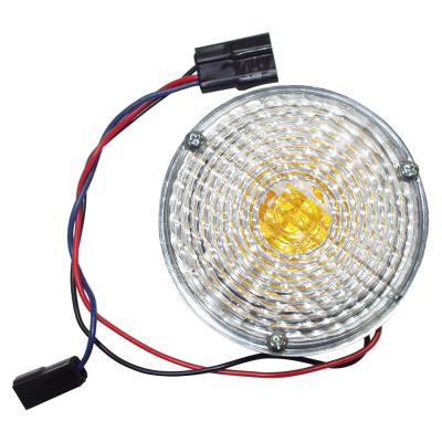 Front Parking Lamp 1969-1976 Jeep CJ-5, CJ-6, CJ-7 w/ 3 Screws in Lens, L or R Crown Automotive