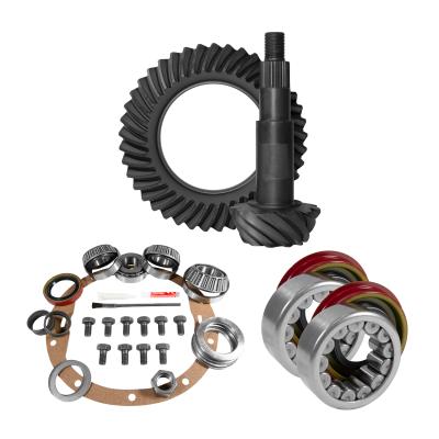 8.5 inch GM 4.11 Rear Ring and Pinion Install Kit Axle Bearings 1.625 inch Case Journal Yukon Gear &amp; Axle