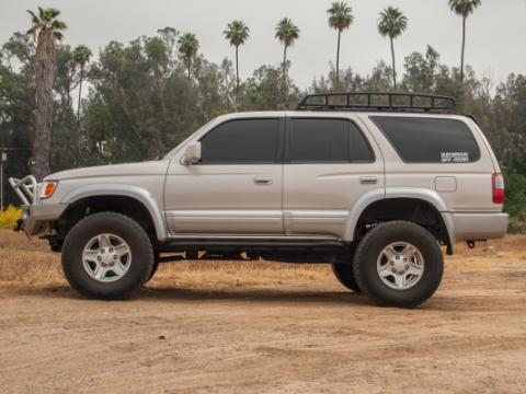 1996-2002 Toyota 4Runner 0-2 Inch Lift Rear V.S. 2.5 Aluminum Series Shock Absorbers Remote Reservoir Pair Icon Vehicle Dynamics