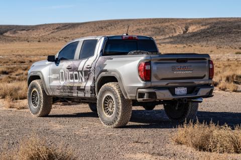 2023-2024 Canyon/Colorado Trail Boss &amp; ZR2 2.5 Series Coilover Kit Remote Reservoir W/ CDCV Icon Vehicle Dynamics