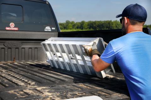 1 Pair Heavy Duty 8 foot Foldable Aluminum Loading Ramp 15 Inch x 96 Inch 3K Capacity Per Ramp Gen Y Hitch