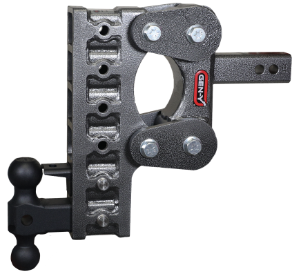 The Boss Torsion Flex 2 Inch Shank 10 Inch Drop 1.1K TW 10K Hitch &amp; GH-031 Dual-Ball &amp; GH-032 Pintle Lock Gen Y Hitch
