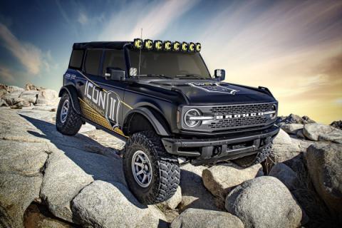 2021-2023 Ford Bronco Non-Sasquatch 3-4 Inch Lift Stage 3 Suspension System Tubular Icon Vehicle Dynamics