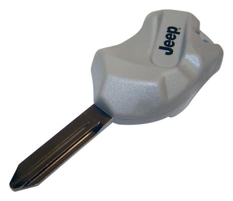 Gray Rock Key Blank for 1994-2007 Select Jeep &amp; Dodge Models w/ Transponder RT Off Road