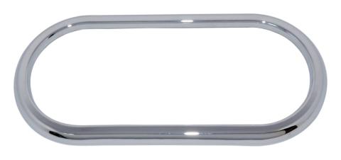 Plastic, Chrome Finish Shifter Bezel Accent for Select 07-10 Jeep JK Wrangler RT Off Road