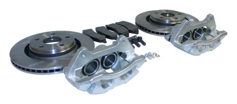Jeep JK Wrangler Front Big Brake Kit w/ Vented Rotors &amp; Dual Piston Calipers RT Off Road