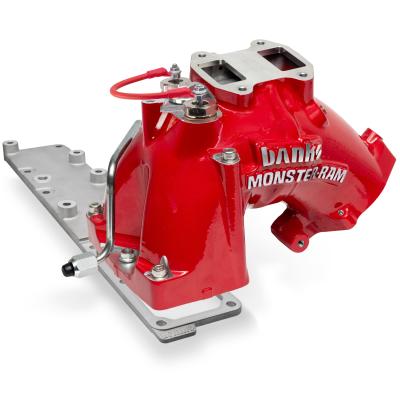 Monster-Ram Intake System for 13-18 Dodge Ram 2500/3500 6.7L Cummins Red Powdercoat Banks Power