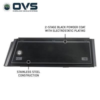 Expedition - Truck Cap W/Full Wing Doors, Front and Rear Windows and 3rd Brake Light 24-26 Toyota Tacoma 6.0 Foot Bed Overland Vehicle Systems