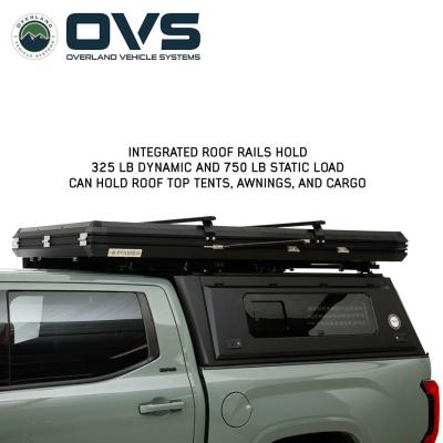 Expedition Pro Plus Truck Cap W/Full Wing Window Doors, Front and Rear Windows and 3rd Brake Light 16-23 Toyota Tacoma Overland Vehicle Systems