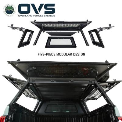 Expedition Pro Plus Truck Cap W/Full Wing Window Doors, Front and Rear Windows and 3rd Brake Light 19-26 Chevrolet Silverado 1500/GMC Sierra 1500 Overland Vehicle Systems