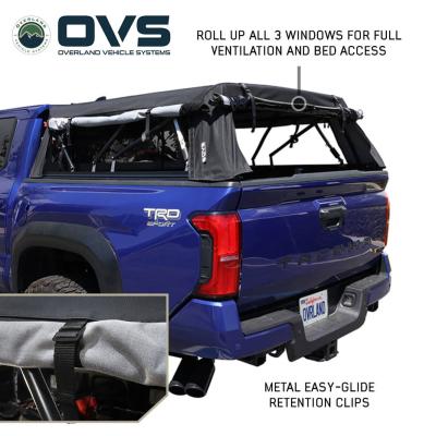 Explorer Soft Shell - Black Diamond Canvas and Aluminum Frame 07-21 Tundra Overland Vehicle Systems