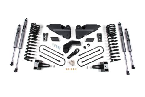 25-26 Ram 3500 (Diesel) 4 Inch Radius Arm Drop Suspension Lift Kit, 3 Inch Rear Lift, Block W/ Overload - Fox 2.0 Adventure Series Shocks Zone Offroad