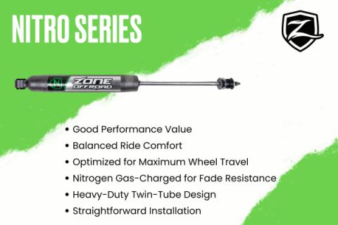 09-12 Dodge RAM 2500 6 Inch Lift Kit With 4 Inch Axle Gas With Nitro Shocks Zone Offroad