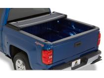 Soft Tri-Fold Tonneau Cover EZ-Fold For Nissan 2005-2024 Frontier 5.0 Foot Black Tailgate Spoiler Not Included Bestop