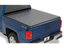 Soft Tri-Fold Tonneau Cover EZ-Fold For Nissan 2004-2024 Titan 6.5 Foot Black Tailgate Spoiler Not Included Bestop