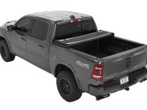 Soft Tri-Fold Tonneau Cover EZ-Fold  For Ram 2019-2024 1500 5.7 Foot Black Tailgate Spoiler Not Included Bestop