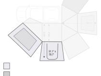 Nomadic Awning 270 for Driver Side Wall 1 270 Awning Wall 1 Overland Vehicle Systems