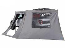 HD Nomadic 180 - LTE Awning Wall, Universal, Grey Body, Green Trim W/Storage Bag Overland Vehicle Systems