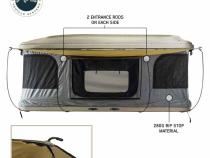 HD Bundu 3 - Hard Shell Pop Up Roof Top Tent, 3 Person, Grey Body and Black Rainfly Overland Vehicle Systems