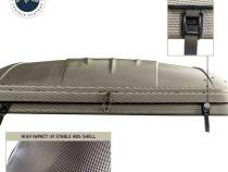 HD Bundu 3 - Hard Shell Pop Up Roof Top Tent, 3 Person, Grey Body and Black Rainfly Overland Vehicle Systems