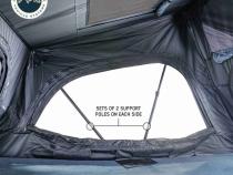 XD Sherpa S2S - Soft Sided Roof Top Tent, 2 Person, Grey Body and Black Rainfly Overland Vehicle Systems