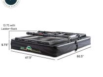 XD Sherpa S2S - Soft Sided Roof Top Tent, 2 Person, Grey Body and Black Rainfly Overland Vehicle Systems