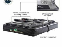 XD Sherpa S2S - Soft Sided Roof Top Tent, 2 Person, Grey Body and Black Rainfly Overland Vehicle Systems