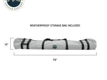 LD P.S.T. - Portable Safari Ground Tent Large, Grey Body and Grey Trim Overland Vehicle Systems